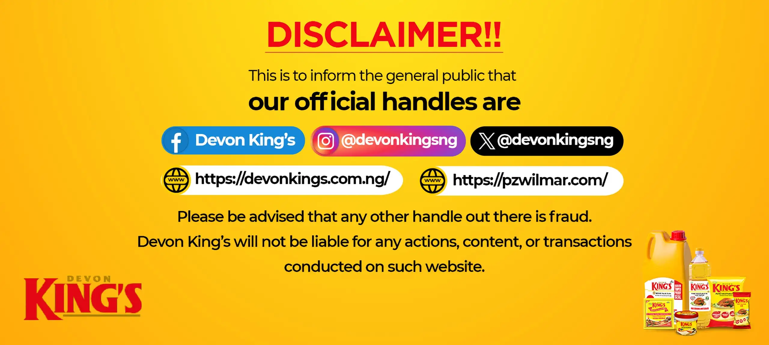 wilmar-Disclaimer Disclaimer